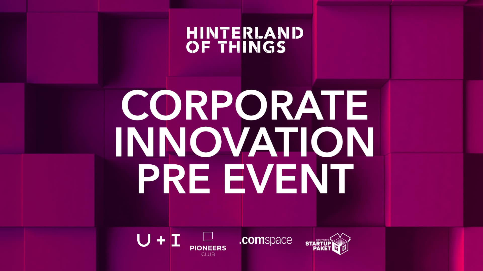 Corporate Innovation Pre Event